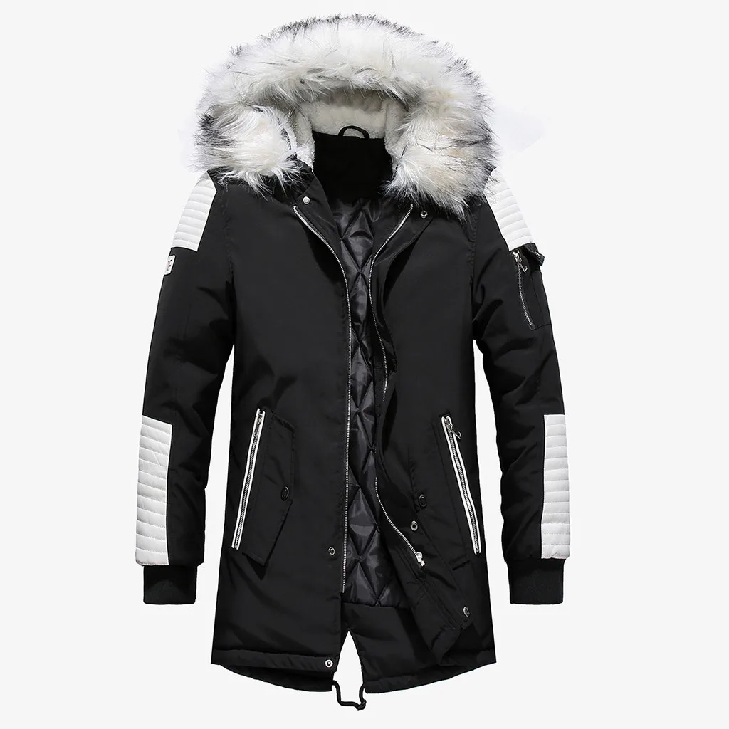 Плюс бархатная мужская куртка ветровки куртка мужская chaqueta hombre casaco jaqueta masculino зимняя длинная секционированная куртка Топ#3
