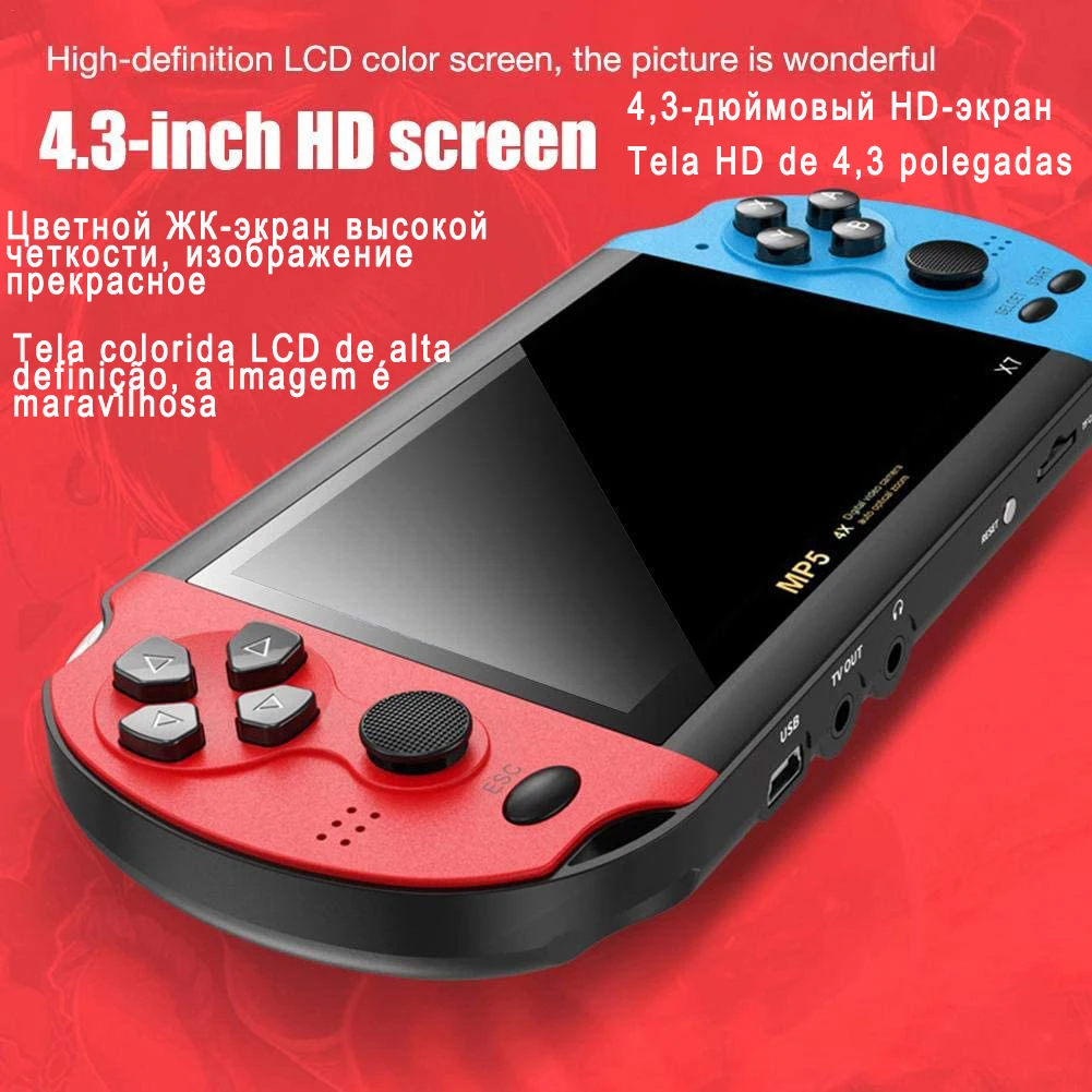 Console do Jogo de Vídeo Máquina de Jogos de Videogame Retro Portátil Handheld Mini Arcada Jogador Emulador Inteligente Gamepad Portatil Retrogame - Image 3