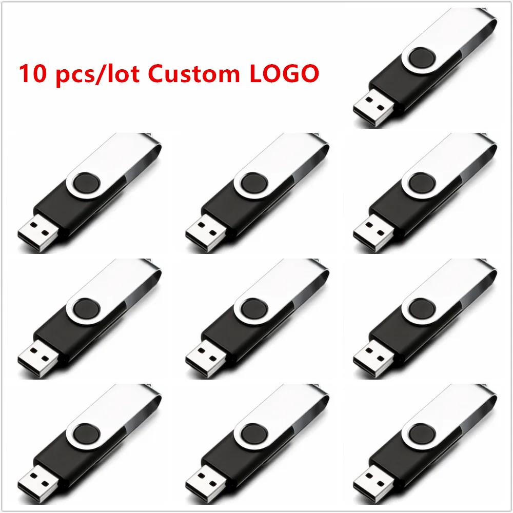 Классические цветные Вертлюги 10 шт./лот USB 2 0 флеш-память дешевый флеш-накопитель