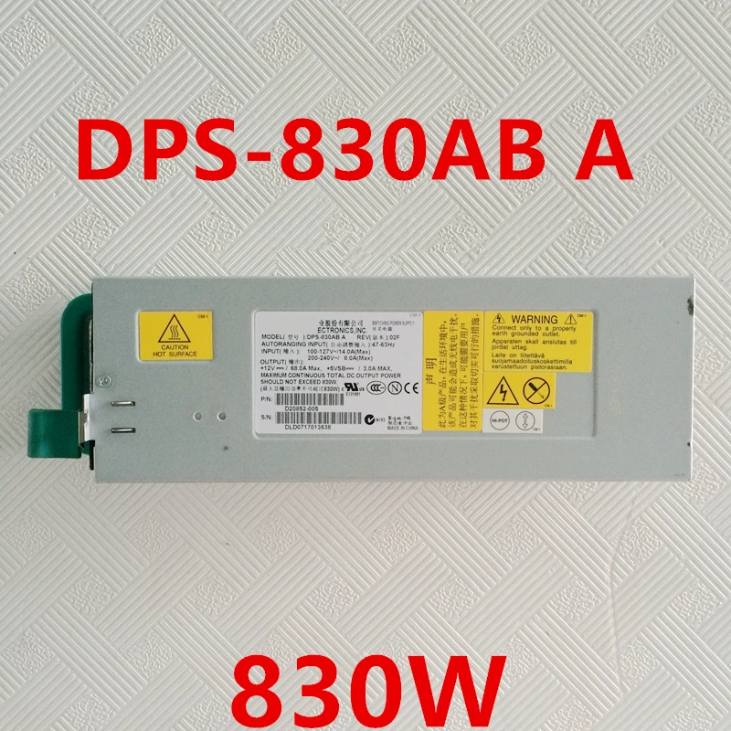 

Почти новый оригинальный блок питания для Delta 830 Вт, импульсный источник питания
