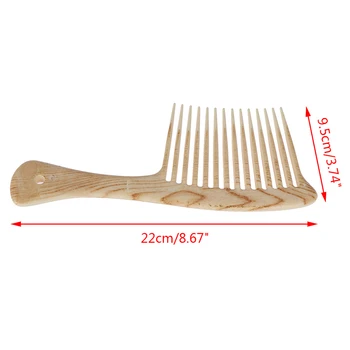 

Brand Large Wide Tooth Comb Hair Detangling Hairdressing Rake Comb Suitable For Hair Styling Tool For Salon Home Use