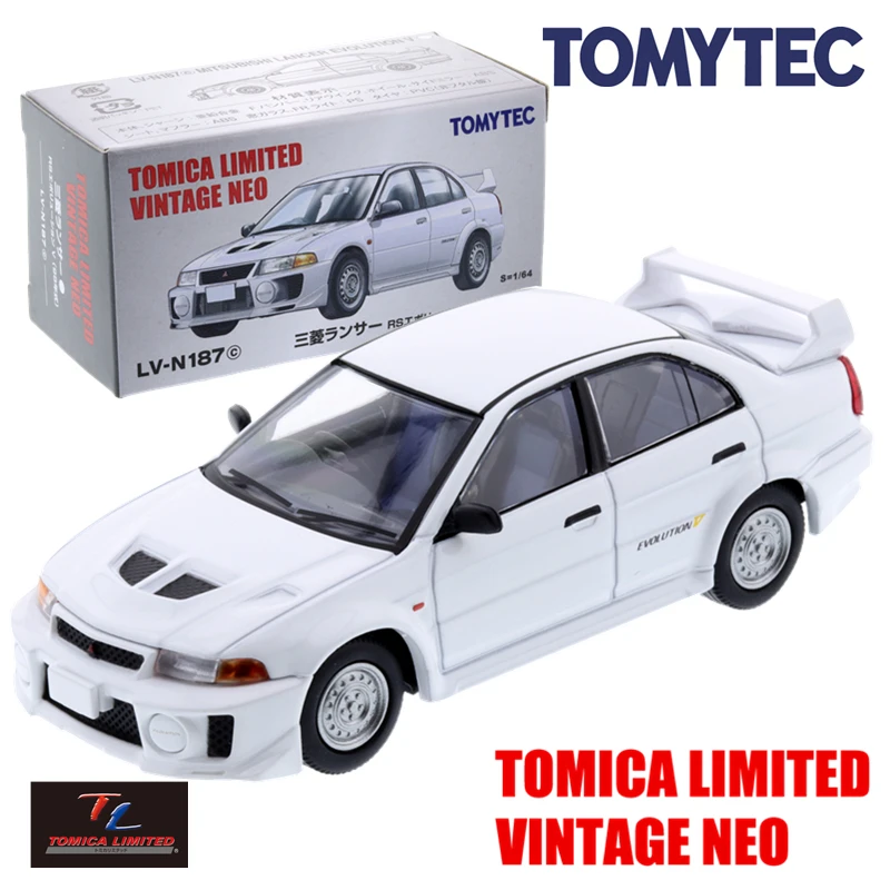 Tomica Calimited Vintage Neo 1 64 Lv N187c Mitsubishi Lancer Rs Evolution V White 98 Finished Product Diecasts Toy Vehicles Aliexpress