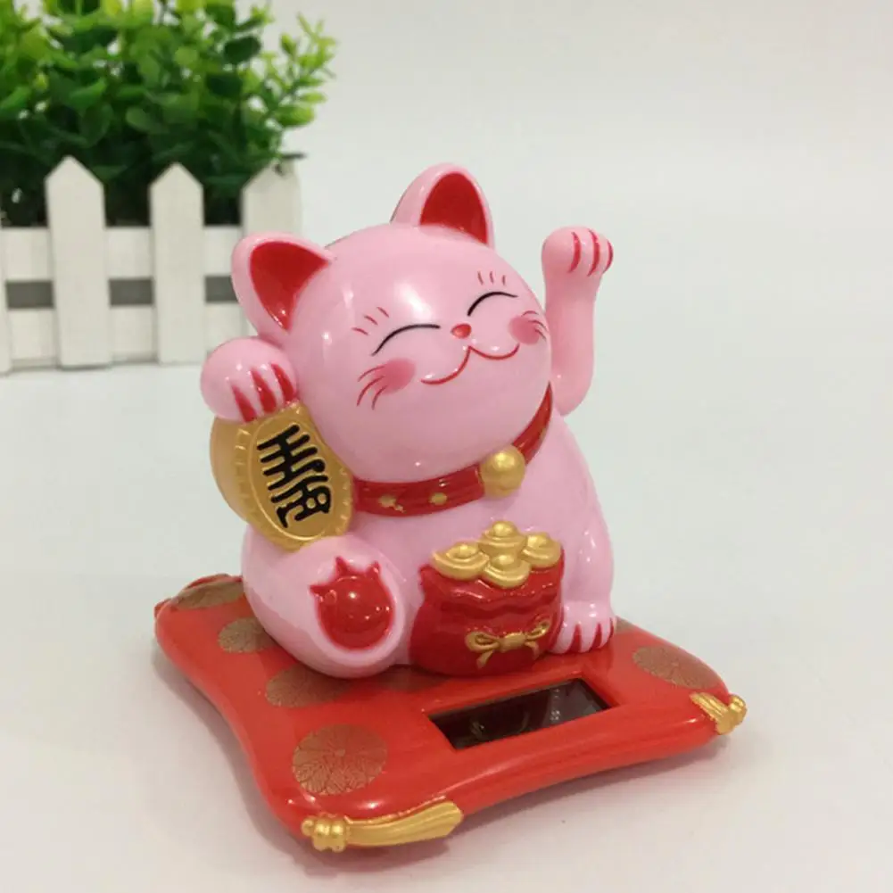 Yfashion автомобильные креативные интерьерные украшения на солнечной энергии Lucky Cat украшения - Название цвета: 1