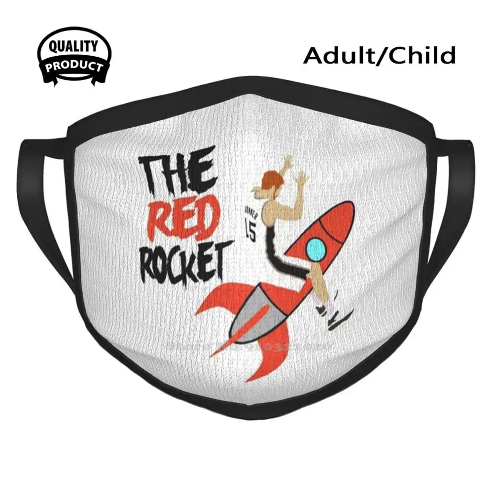 

Моющаяся дышащая многоразовая маска с принтом «The Red Rocket», «The Red Rocket»