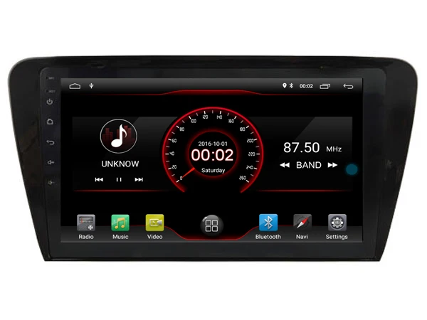 Автомобильный мультимедийный плеер 10,2 дюймов ips экран монитор gps магнитофон Bluetooth Android 9,0 для SKODA Superb Octavia аудио