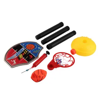 

Kids Sports Portable Basketball Toy Set Stand Ball With Inflatable Pump Toddler Baby Adjujstable Boys Outdoor Miniature Sports