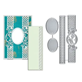 

Kokorosa Cutting Dies Metal Dies Lace Border Edge Circle Die Scrapbooking Album Card Making Embossing Stencil Diecuts Decoration