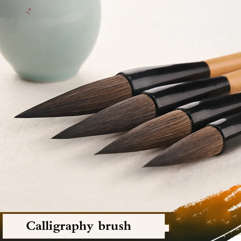 4pcs-lot-chinese-traditional-calligraphy-brush-pen-mouse-whisker-hair-painting-large-regular-script-writing-art-drawing-brush