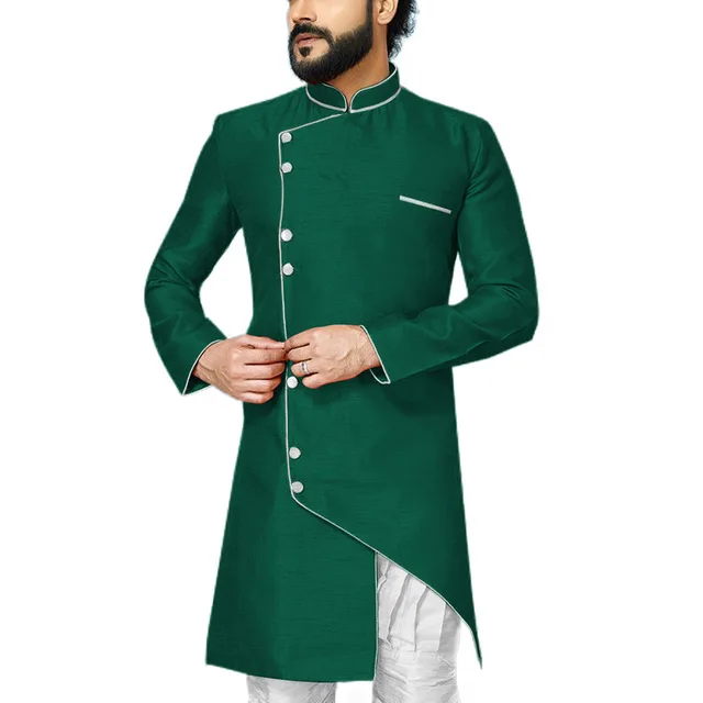 Wedding-Groom-Men-Robe-Mandarin-Collar-Mens-Indo-Western-Special-Dinner-Party-Modest-Coat-Contrast-Color.jpg_640x640 (3)