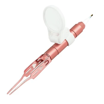

LEd Lighting Pen With Tweezers and 5x magnifying glass for Square Round Diamond Painting tools Diamond Embroidery Accessories