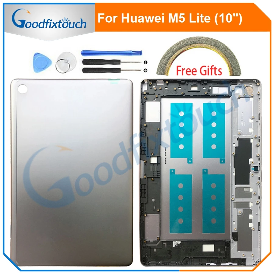 Задняя крышка для Huawei M5 Lite BAH2 W19 задняя аккумулятора корпуса запасные