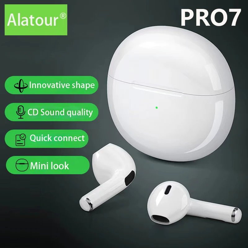 pro7 Bluetooth Earphones Mini Sports Headset Waterproof Earbuds Music Earpieces For Huawei Iphone Xiaomi Wireless Headphones | Электроника