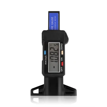 

0-25mm Digital Thread Measurer Tester High Accuracy Tire Tread Depth Gauge Meter LCD Display Car Brake Shoe Pad Wear Gauge