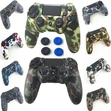 Силиконовый чехол для контроллера PS4, гелевый защитный рукав, кожные ручки, крышка s для Playstation 4, PS4 Pro, тонкий захват для геймпада, крышка, аксессуары