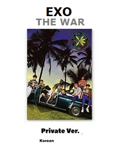 

[MYKPOP]~100% OFFICIAL ORIGINAL~ EXO #4 Ablum: THE WAR CD, KPOP Fans Collection - SA19081804