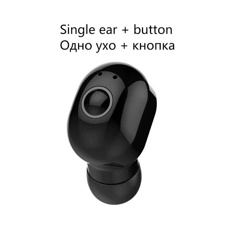 Touch TWS наушники Bluetooth 5,0 беспроводные наушники спортивные наушники 3D стерео звук вкладыши с портативным микрофоном и зарядным устройством - Цвет: Single ear button