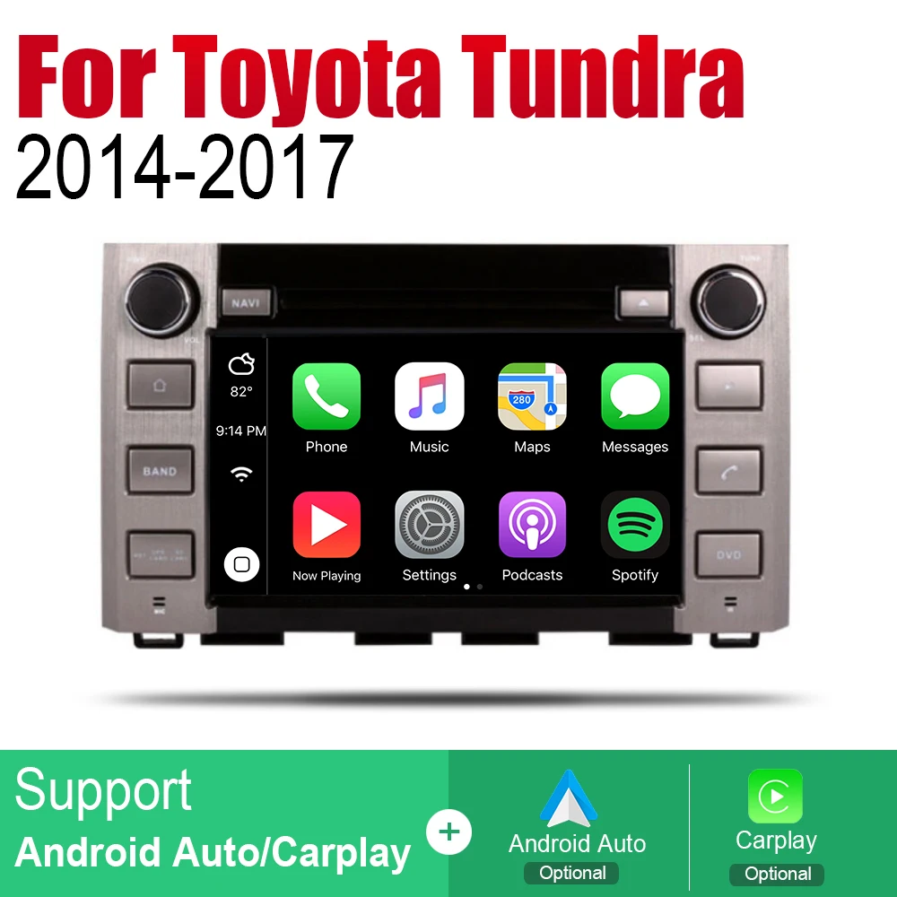 Cheap ZaiXi Android 2 Din Auto Radio DVD For Toyota Tundra 2014~2017 Car Multimedia Player GPS Navigation System Radio Stereo 5