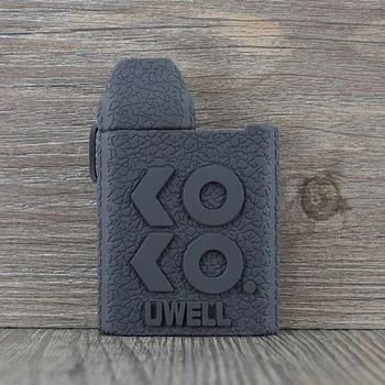 

Texture Case for UWELL CALIBURN KOKO Pod Protective Silicone Rubber Sleeve Cover Shield Wrap Skin Shell gel sleeve enclosure