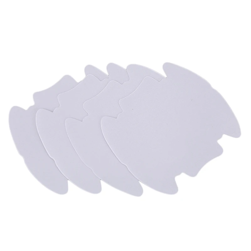 

4 Clear Adhesive Car Door Handle Paint Scratch Protective Film Sticker Protector