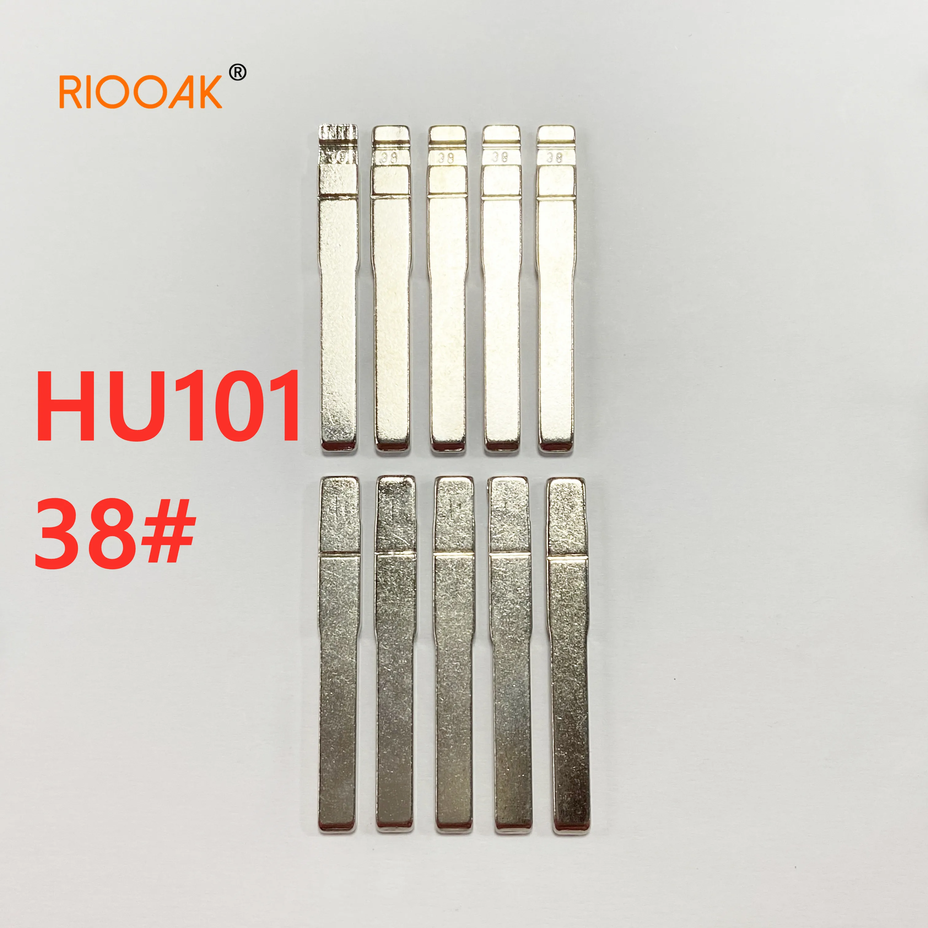 RIOOAK HU101 #38 Replacement Car Key Blade KD Remote Chain Replacing Key Head For Ford Fusion Focus Mondeo Land Rover Jaguar car remote key car key
