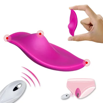 Vibrators for women clitoris powerful No Sound Butterfly Wearable Panties Egg Vibrator Clitoral Stimulator Sex Toy for Women 18+ 4