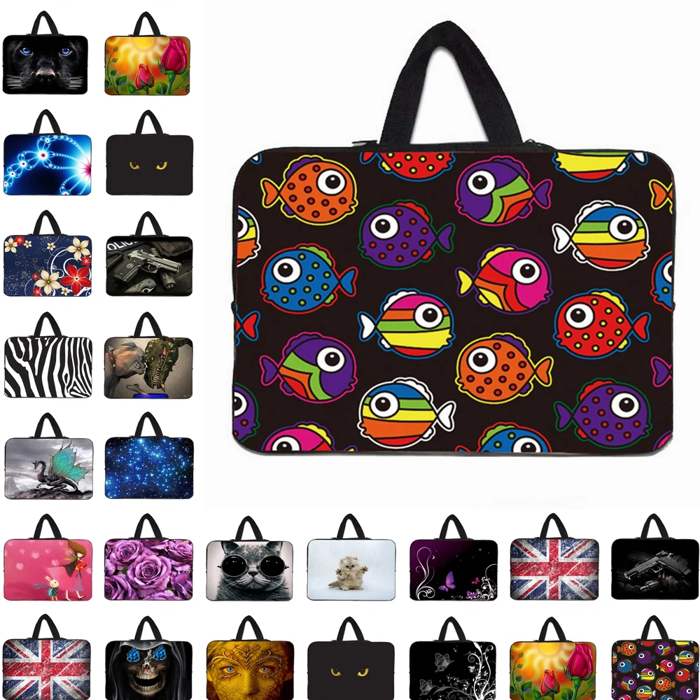 Скрытая ручка неопрена 1" 12" 1" 14" 1" 17" 15," 13,3" ноутбук сумка чехол для Toshiba Macbook acer sony hp IBM