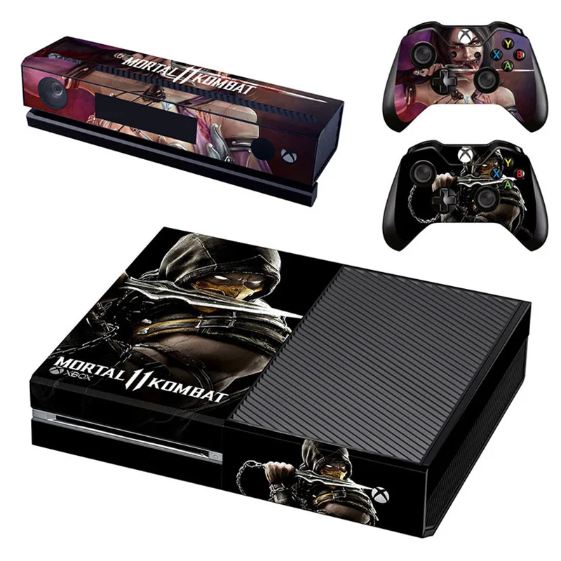 Mmoral Kombat 11 стикер s для xbox one наклейки на кожу стикеры Adesivo для xbox one консоль Kinect два контроллера шкуры