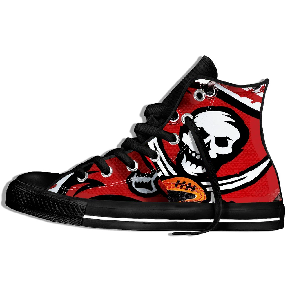 

2019 Hot Fashion Printing hIgh top Sneakers Buccaneers Unisex Lightweight Casual Shoes