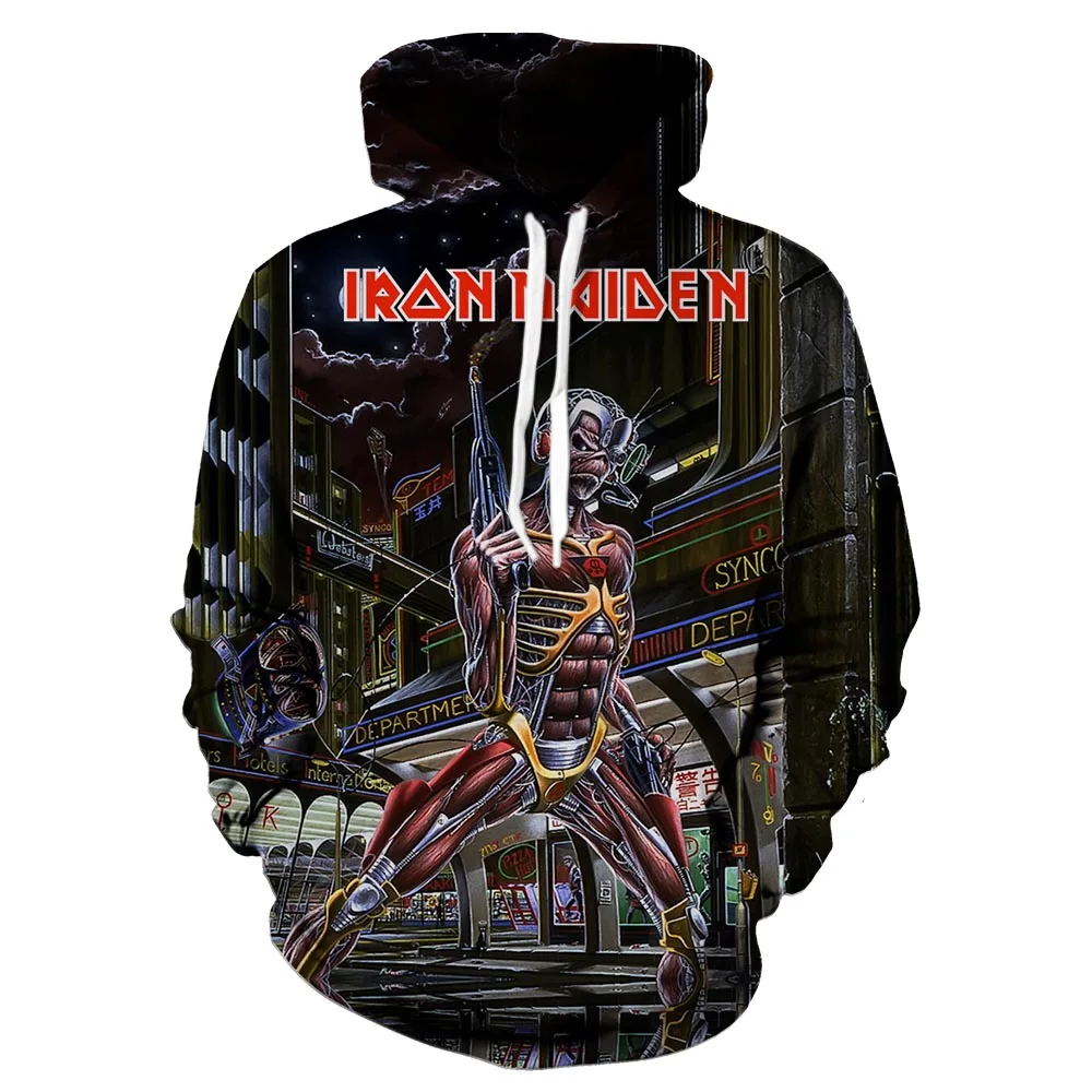 High-quality skull series printed hoodie new design spring and autumn personality long sleeve street wear hoodie High-quality skull series printed hoodie new design spring and autumn personality long sleeve street wear hoodie