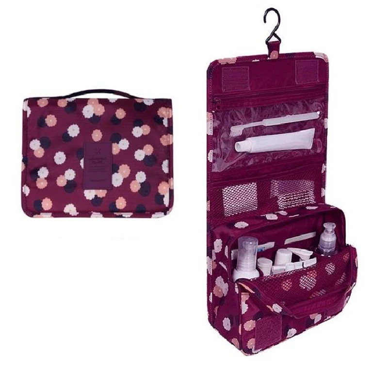  Cartoon waterproof cosmetic bag girl suitcase storage bag portable ladies wash bag cosmetics sanita