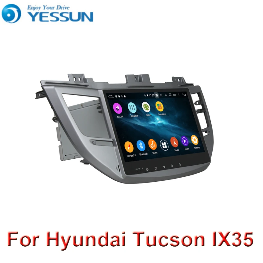4 ГБ ОЗУ+ 64 Гб ПЗУ 8 ядерный android 9,0 автомобильный dvd для hyundai Tucson IX35 мультимедийный автомобильный Радио gps навигация