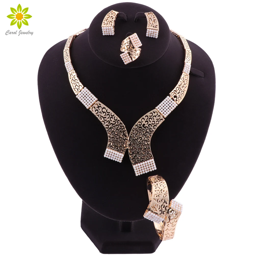 Модные африканские очаровательные свадебные ювелирные изделия с искусственным