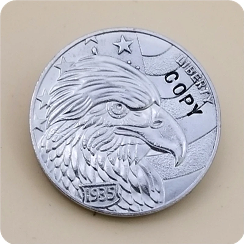 Хобо никель Coin_Type # 14_1935-S с гравировкой в виде американского бизона из никеля