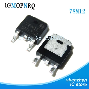 

100PCS 78M12 TO-252-5 L78M12CDT L78M12 TO252 SMD new original