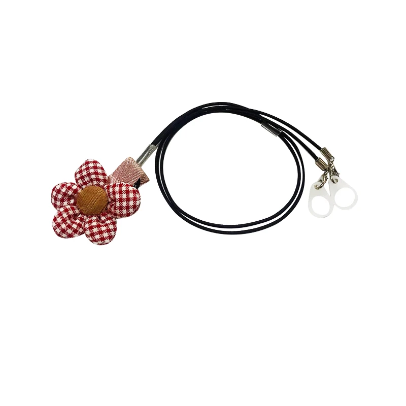flower red Дети BTE слуховой аппарат клип линии безопасности Otoclip для предотвращения падения и потери бинаурального - Цвет: flower red