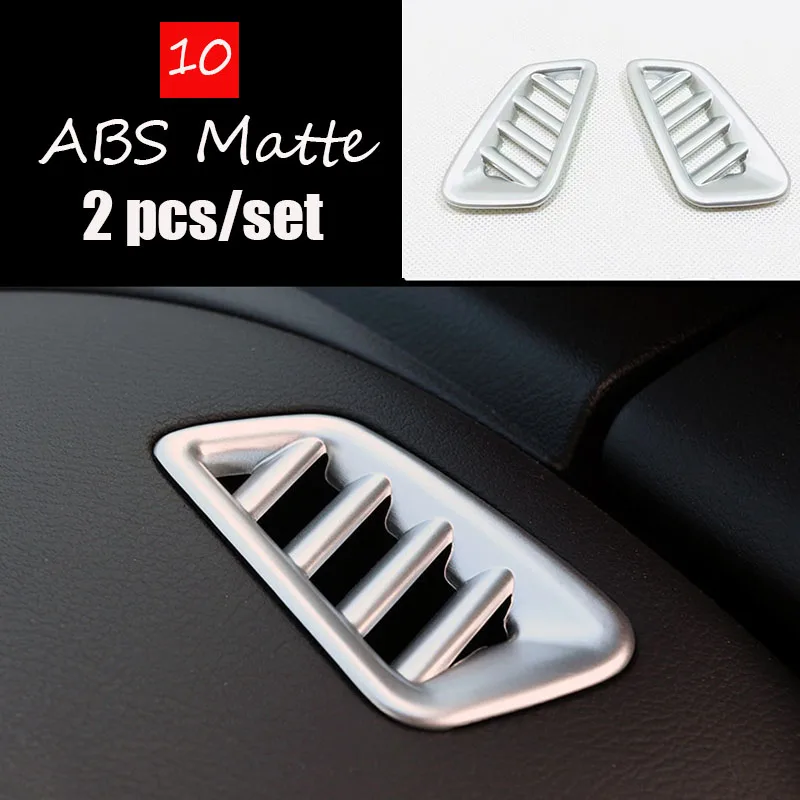

For Nissan Sentra 2020 ABS Matte/Carbon fibre Car front Small air outlet Decoration Cover trim Sticker Car Accessories 2pcs