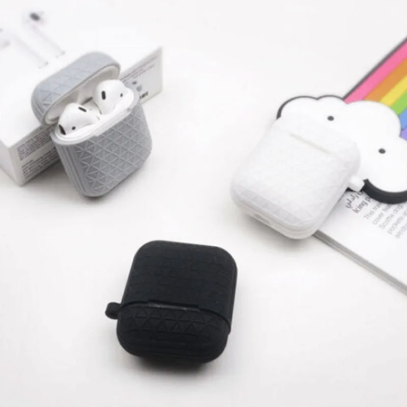 Чехол для Apple AirPods защитный силиконовый чехол AirPod зарядное устройство для наушников
