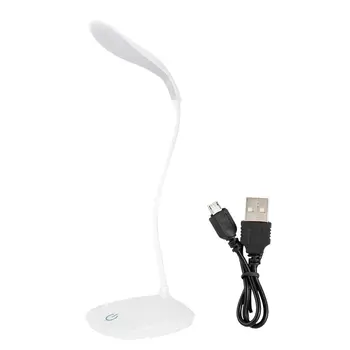 

USB Rechargeable Reading Light 14LED Touch Sensor 3 Mode Bedroom Desk Table Decoration Lamp Study Tool Kid Gift
