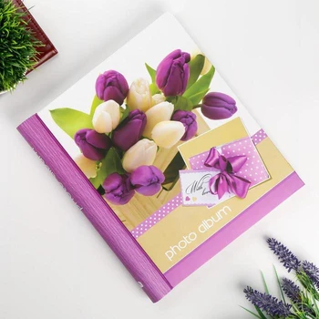 

Photo album magnetic 23X28 cm 20 sheets "Tulips" 5177516