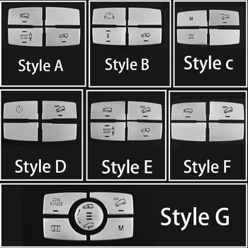 

Suspension Adjustment Button Decoration Sticker For Mercedes-Benz ML GL GLE GLS Aluminum Alloy Car Accessories