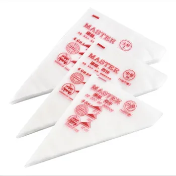 

50PCS Small/Large Size Disposable Piping Bag Icing Fondant Cake Cream bag Decorating Pastry Tip Tool Cake Decorating Molds