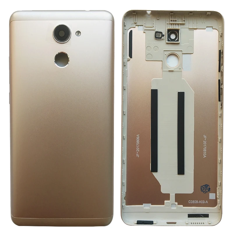 BINYEAE Новая Металлическая батарея крышка для Huawei Y7 Prime задний корпус задняя крышка с объективом камеры+ вспышка света+ боковые ключи
