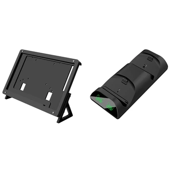 

1 Pcs Bracket Case Contact Sn Case Holder Bracket & 1 Pcs Wireless Controller Charger Dock Station