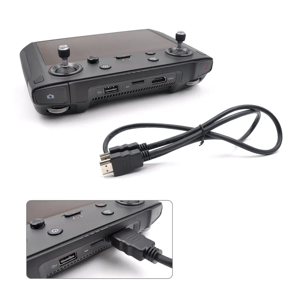 Мини HDMI кабель для DJI Дрон пульт дистанционного управления с экраном 4K передача данных в режиме реального времени высокоскоростной конвертер адаптер к телевизору