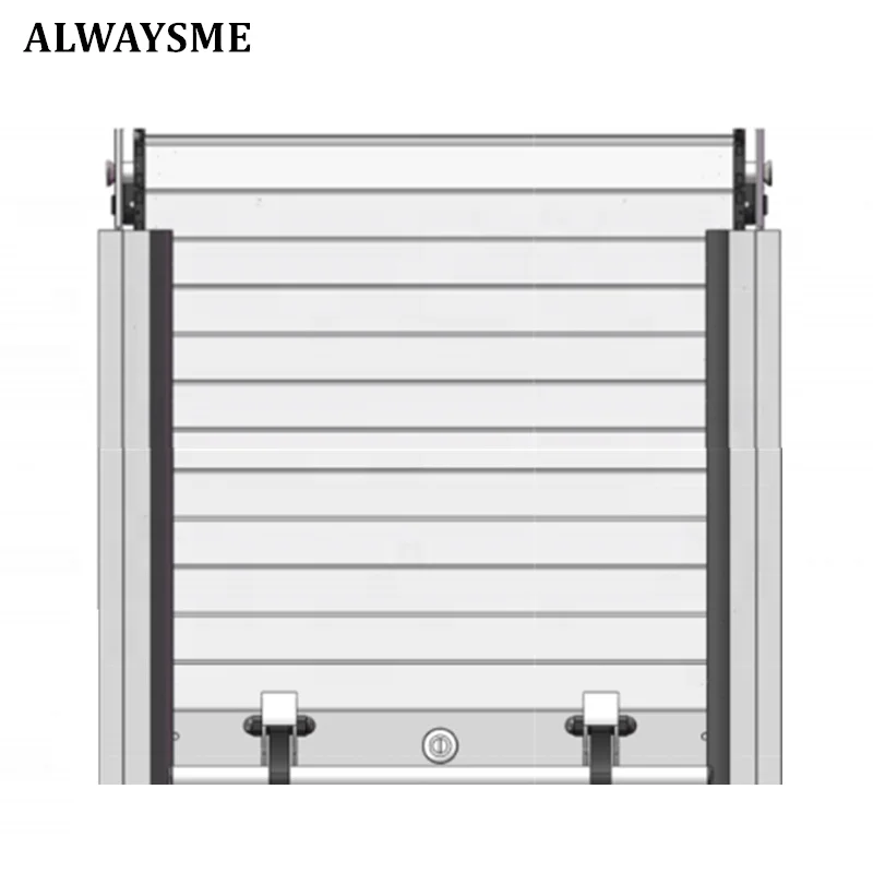 ALWAYSME 140x140CM Aluminum Roller Shutter Door Window For Fire Trucks ,Wrecker,RV Motor Home ,Garden Building