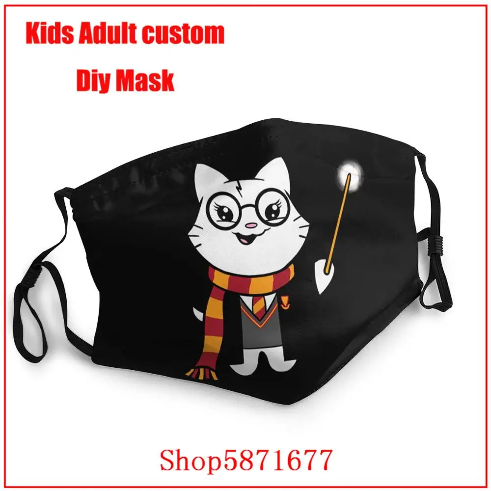 Гарри любовь-Поттер Wizardkitty Гриффин дом enganches para mascarillas Спорт mondmasker Mondkapjes ткань
