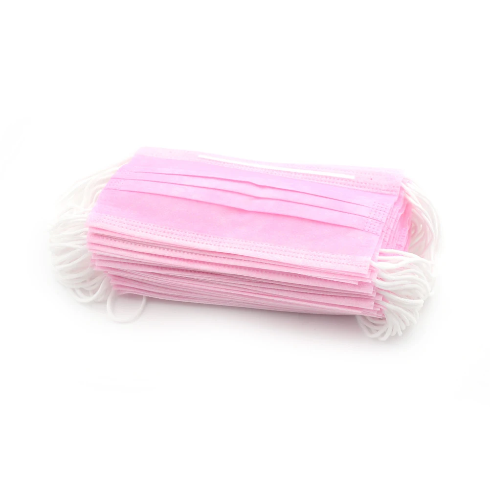 50pcs 10/20/50 шт пыле для лица Защитная крышка маски Анти-пыль одноразовые хирургические медицинские салон сварочная маски со ртом для лица - Цвет: 50pcs