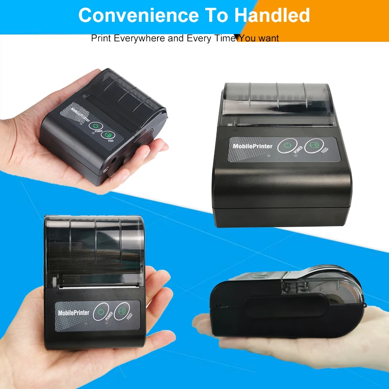 Pos bluetooth принтер мобильный мини портативный термопринтер чеков ручной pos для android