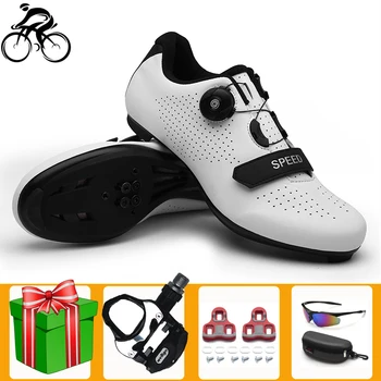

Self-Locking Bicycle Shoes Road Cycling Shoes sapatilha ciclismo Men ultralight bicycle sneakers professional shoes