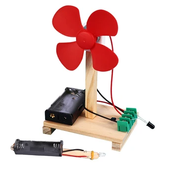 

DIY Physics Experiment Making Infrared RC Fan Model Toys Materials Kit